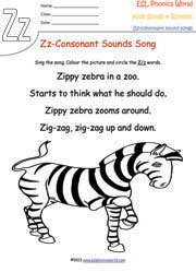 z-consonant-sound-song-worksheet